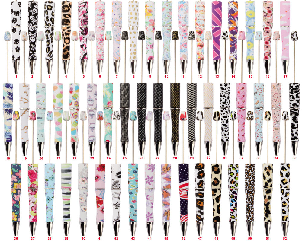 Bead pen printing pattern DIY ballpoint pen
