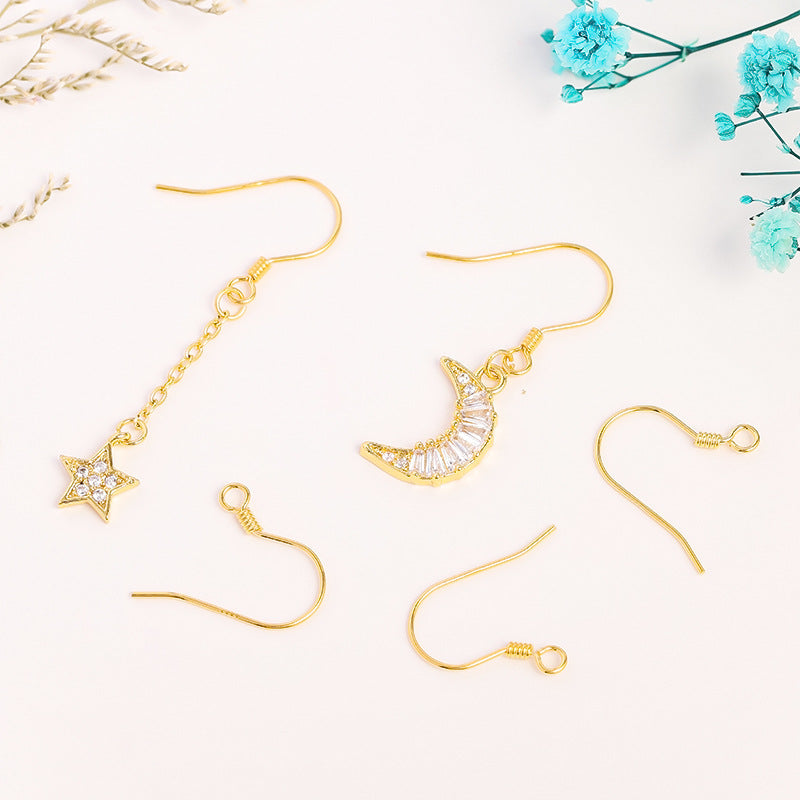 Plain silver S925 ear hook