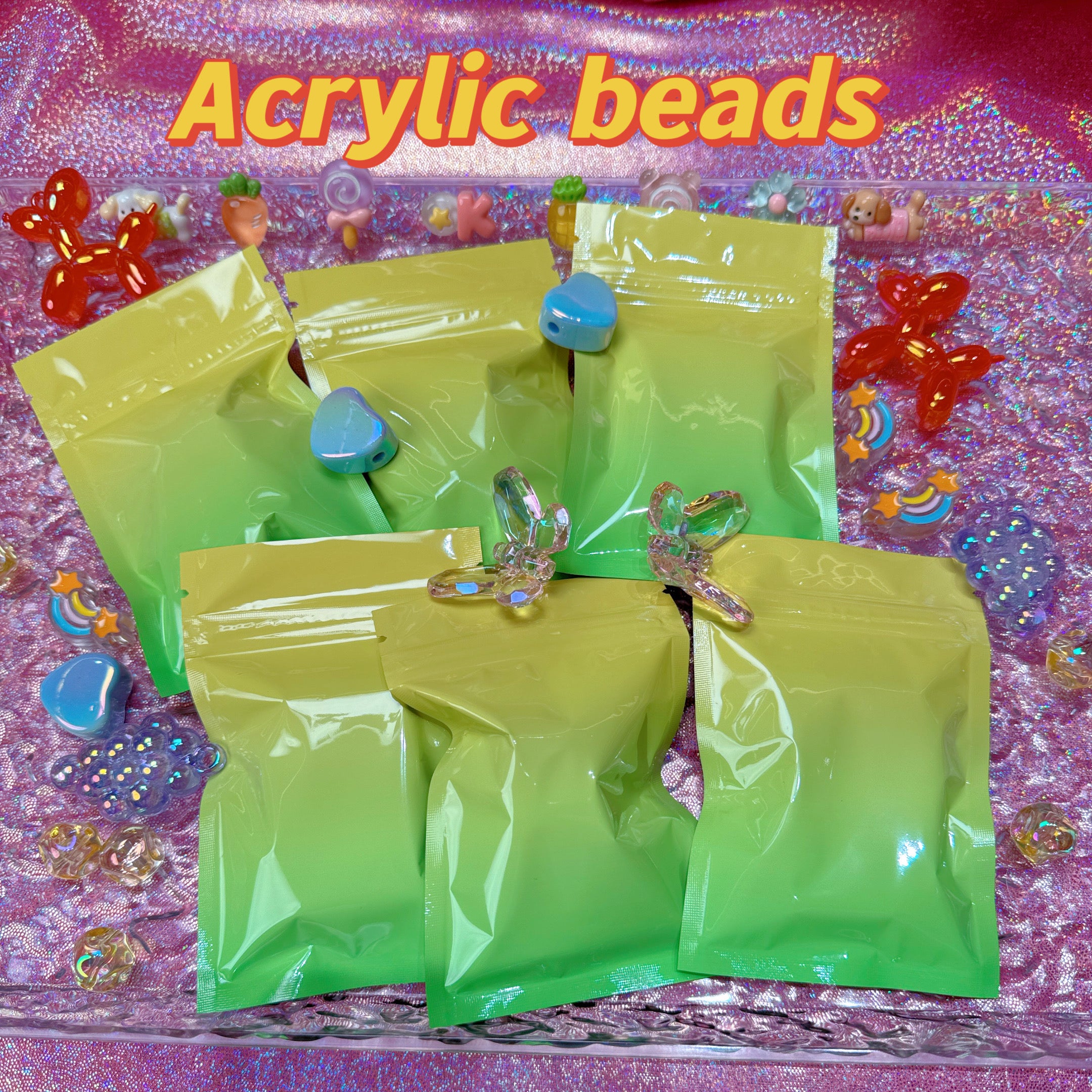 Acrylic Beads Lucky Bags - Open in Live