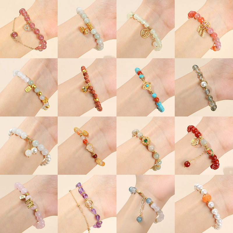 Natural Crystal  Bracelets