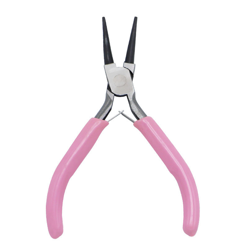 Handmade DIY pink needle-nose pliers, jewelry pliers