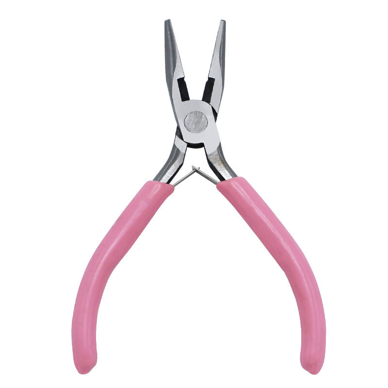 Handmade DIY pink needle-nose pliers, jewelry pliers